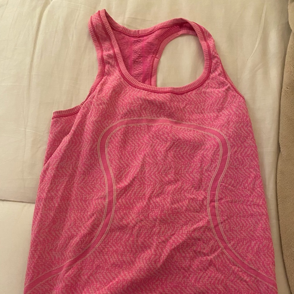 Pink Lululemon Swiftly Tech Tank